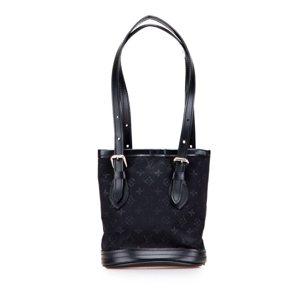 Monogram Mini Satin Bucket