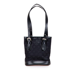 Monogram Mini Satin Bucket