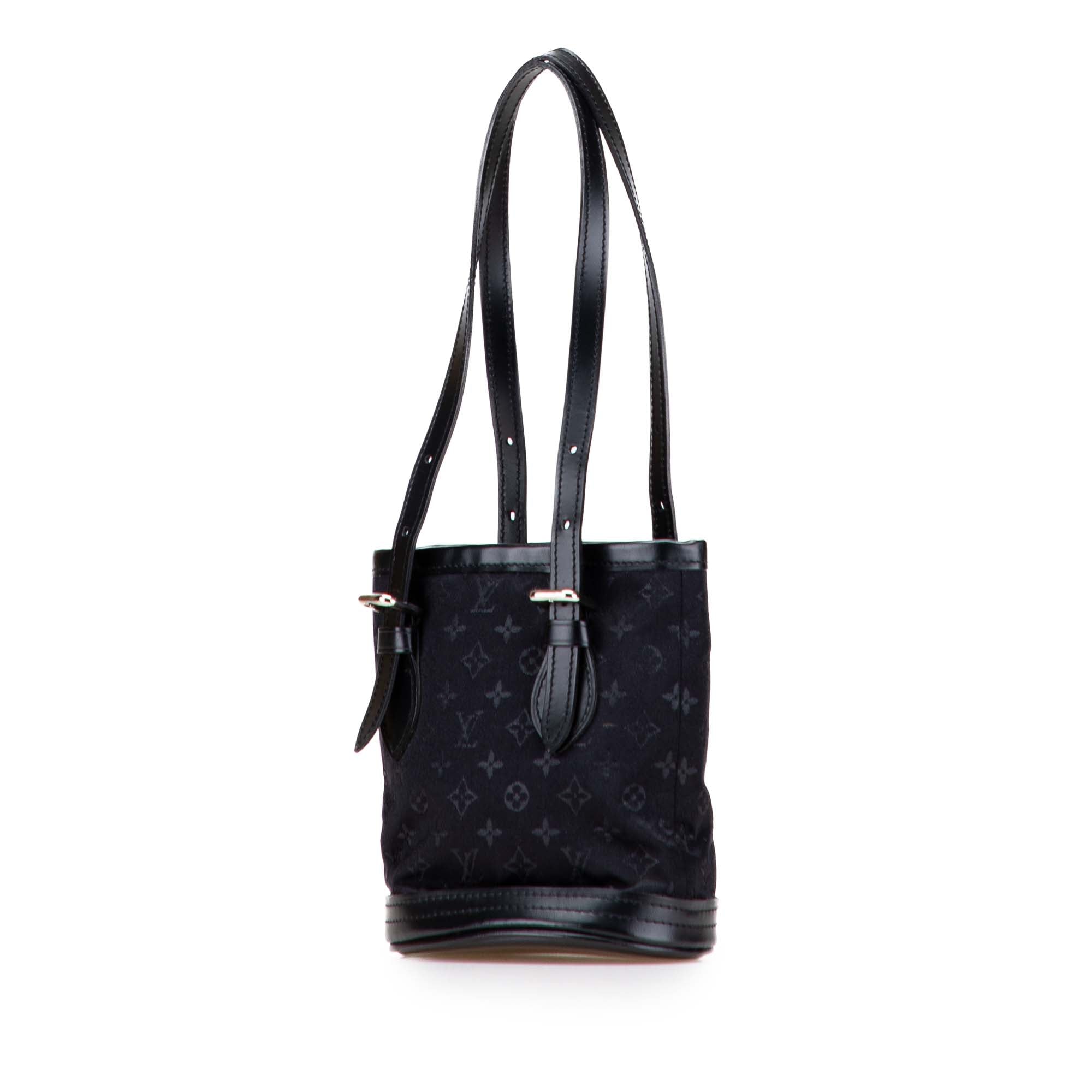 Monogram Mini Satin Bucket