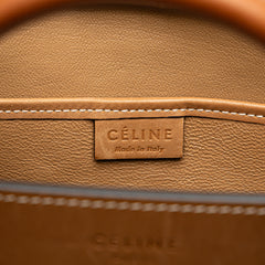 Nano Tricolor Leather Luggage Tote