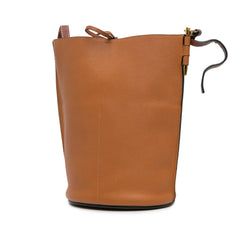 Leather Gate Bucket Bag