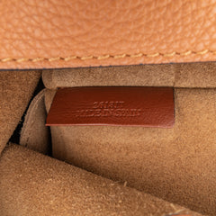 Leather Gate Bucket Bag