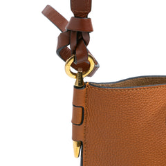 Leather Gate Bucket Bag