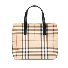 House Check Canvas Handbag