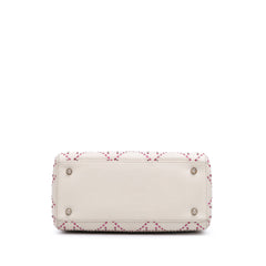 Medium Lambskin Cannage Stitched Lady Dior