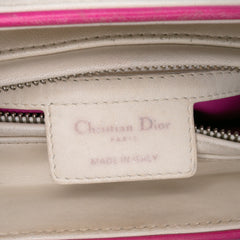 Medium Lambskin Cannage Stitched Lady Dior