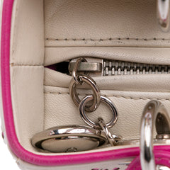 Medium Lambskin Cannage Stitched Lady Dior