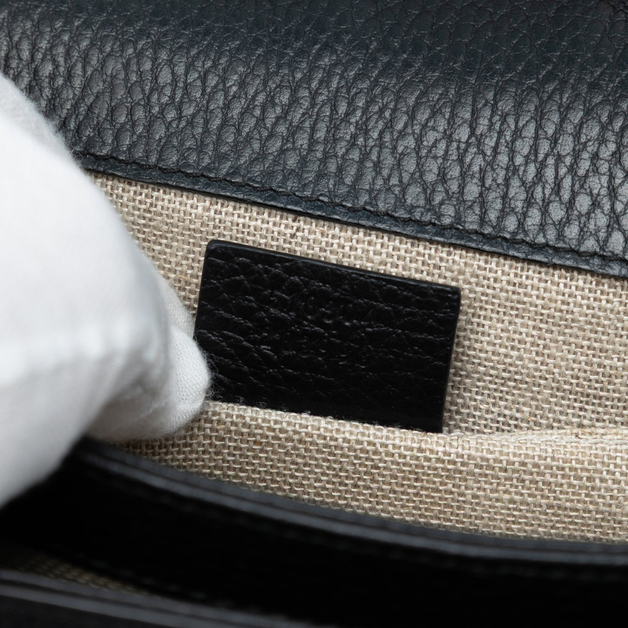 Small Dollar Calfskin Interlocking G Crossbody