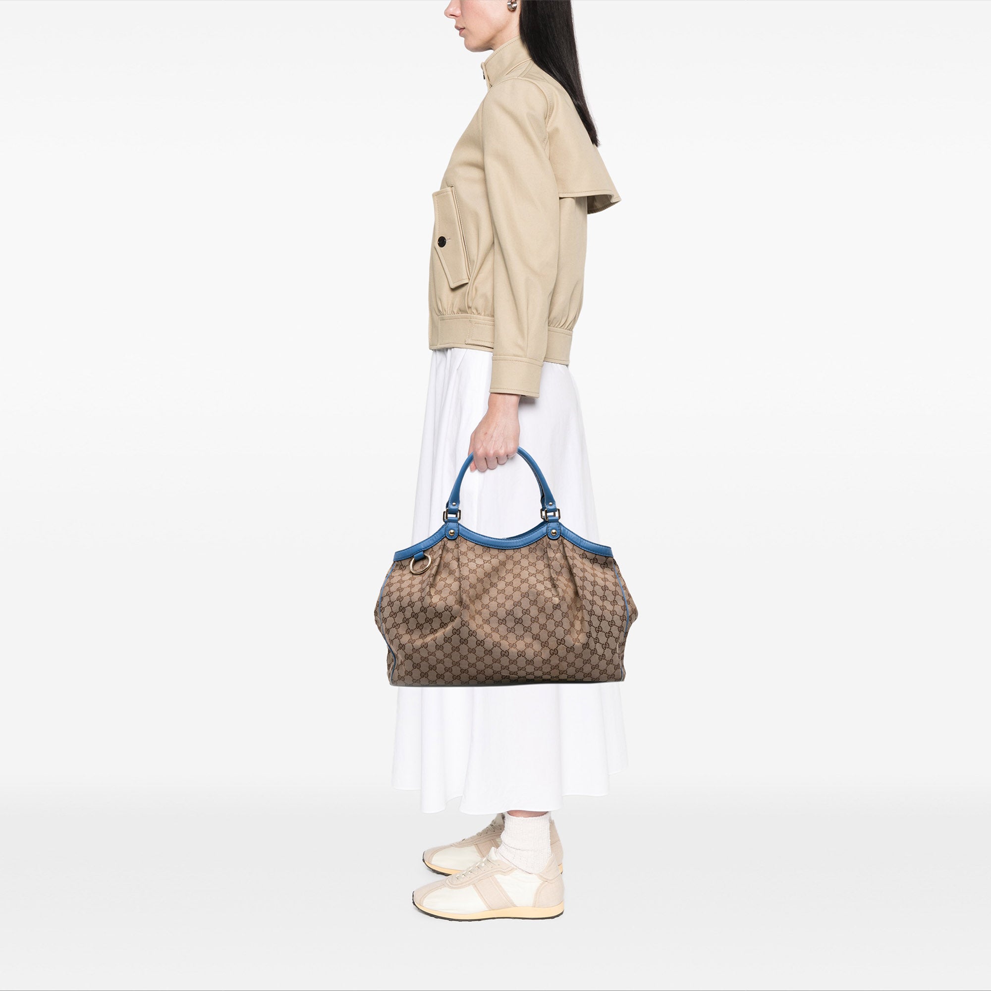 Large GG Canvas Sukey Tote