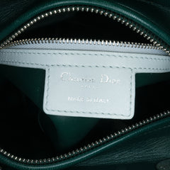 Medium Tricolor Lambskin Cannage Lady Dior