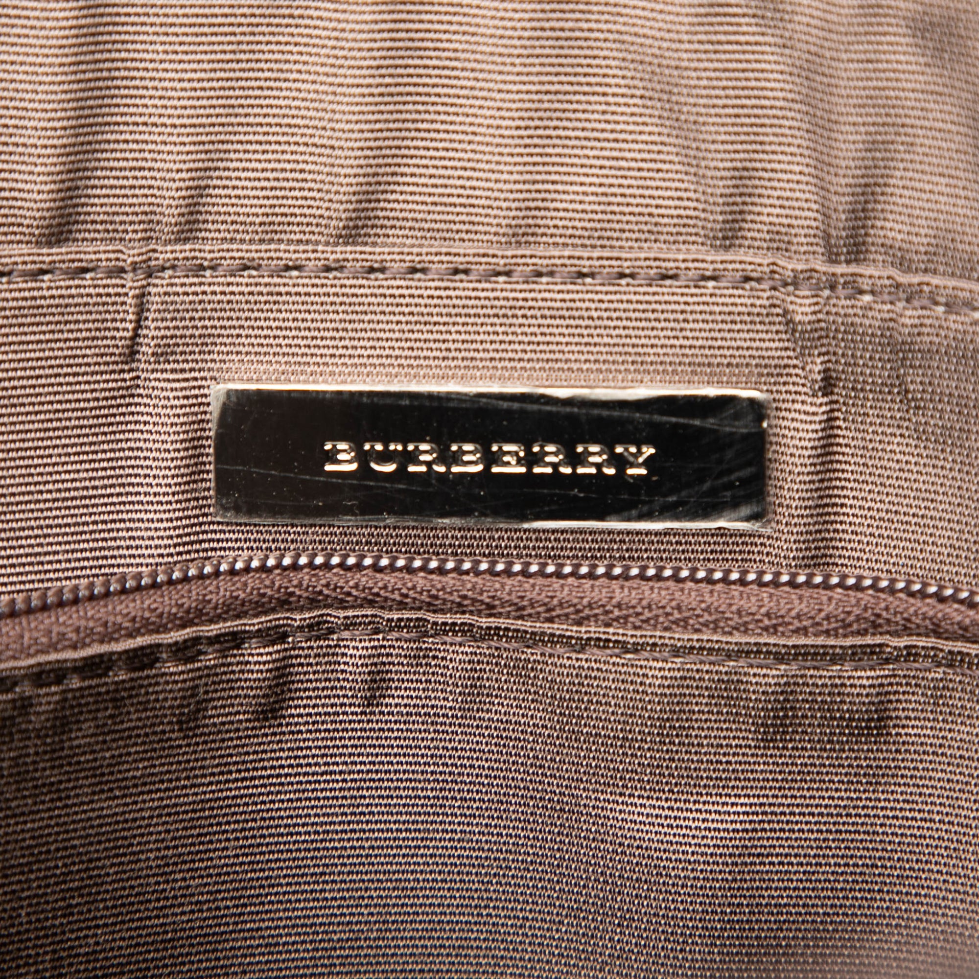 House Check Canvas Tote