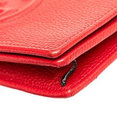 Leather Soho Wallet on Chain