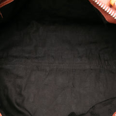 Medium Leather Bamboo Bar Tote