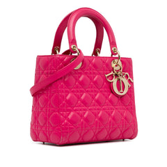 Medium Lambskin Cannage Lady Dior_1