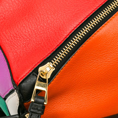 Small Multicolor Puzzle Satchel_8