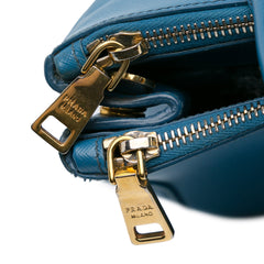 Medium Saffiano Lux Galleria Double Zip