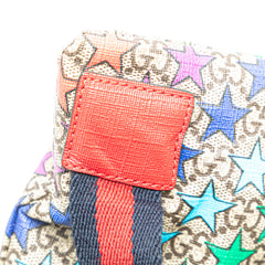 GG Supreme Web Star Print Children's Backpack