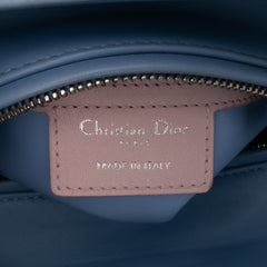 Medium Tricolor Lambskin Cannage Lady Dior