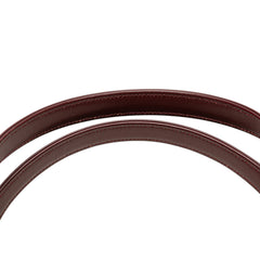 House Check Trimmed Leather Handbag