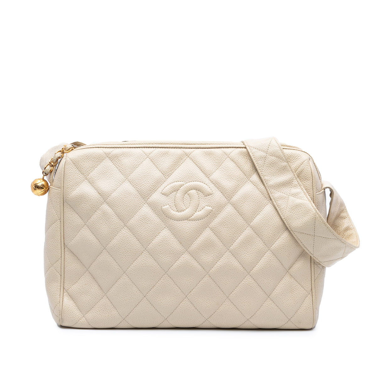 CC Quilted Caviar Crossbody