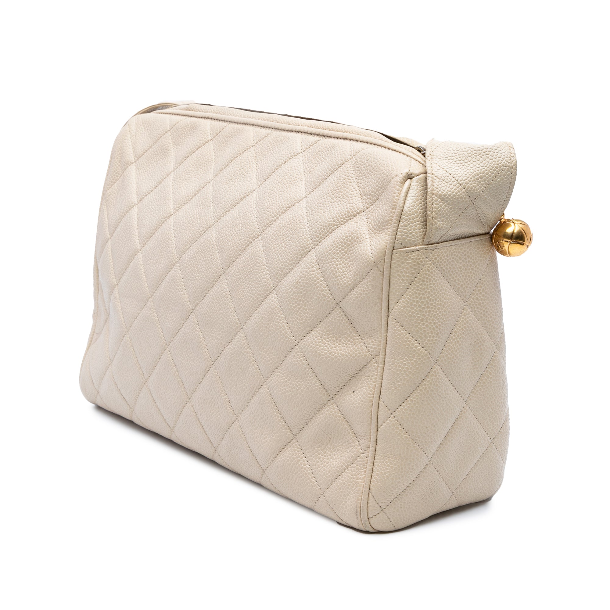 CC Quilted Caviar Crossbody