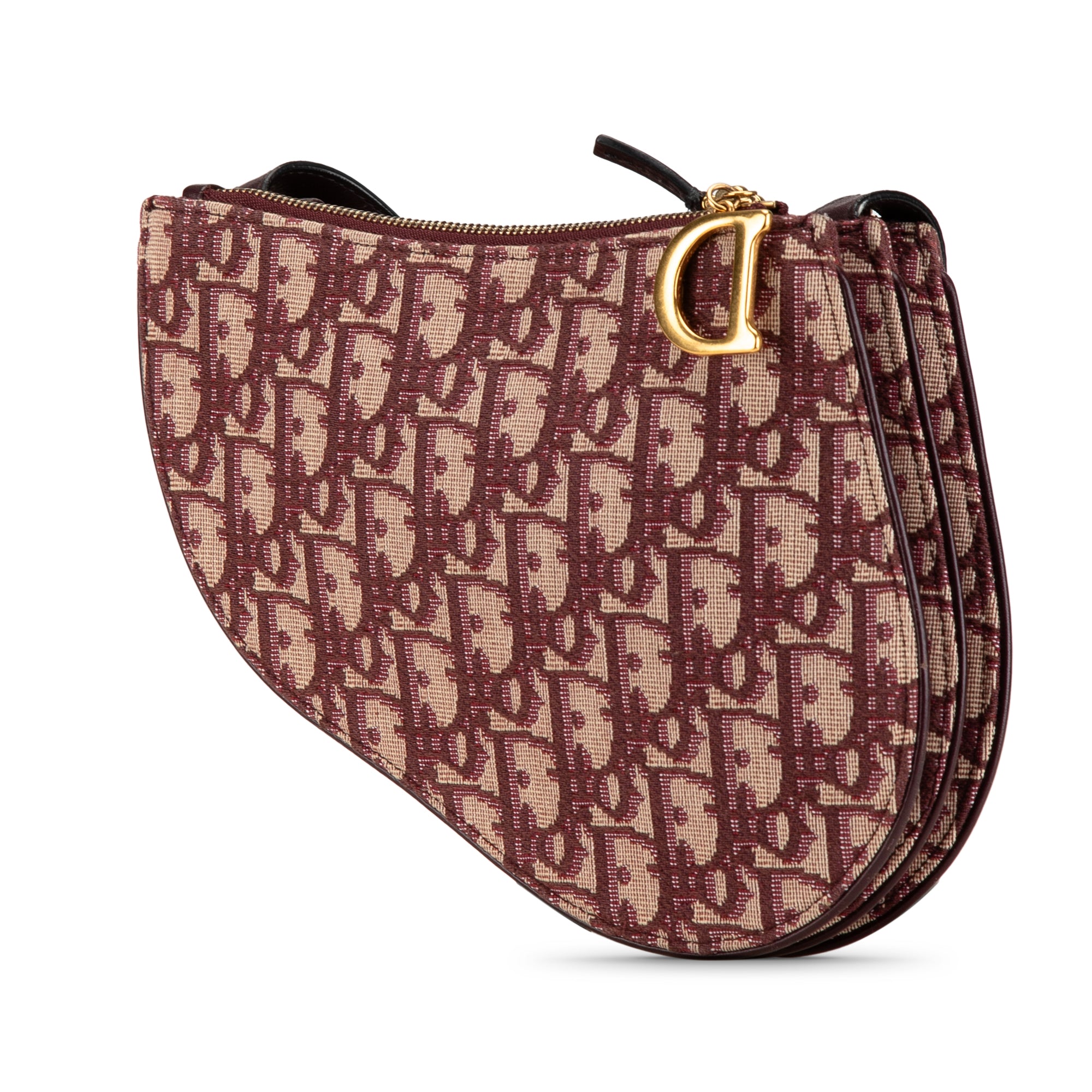 Oblique Saddle Triple Zip Crossbody