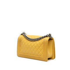 Old Medium Quilted Calfskin Boy Flap