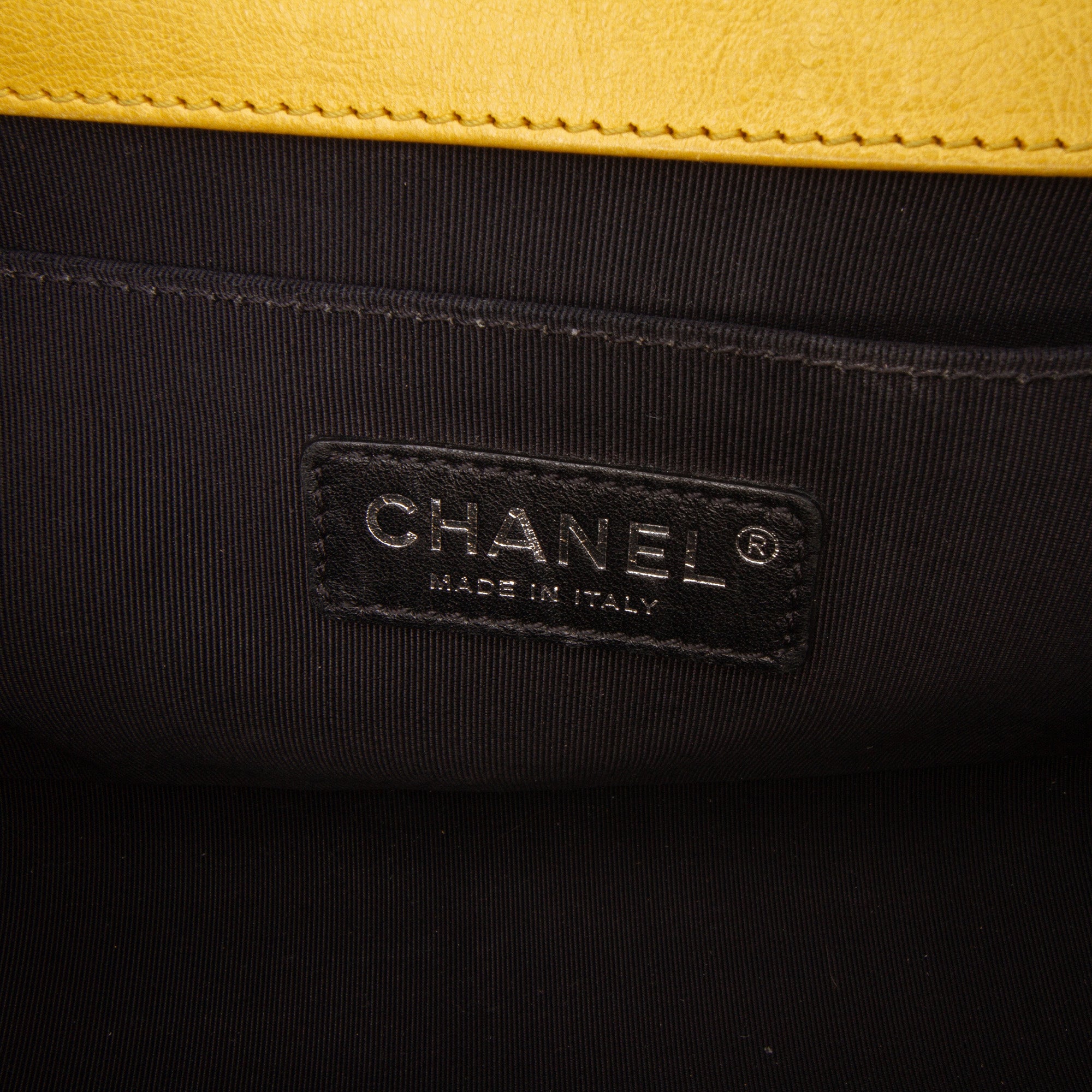 Old Medium Quilted Calfskin Boy Flap