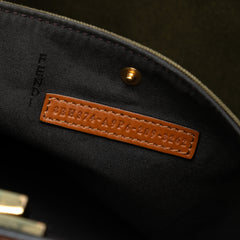 Zucca Embroidered Canvas Peekaboo X Tote