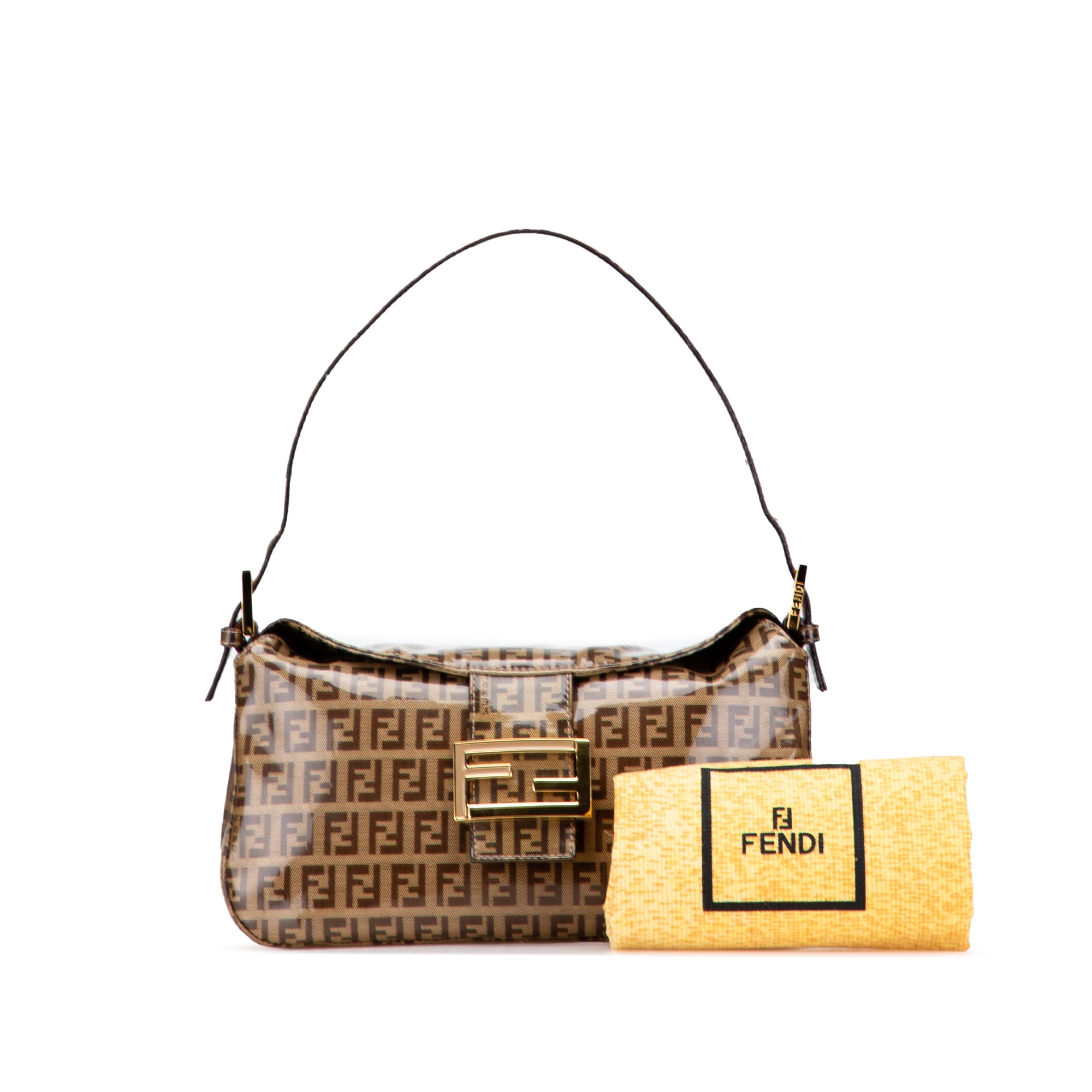Zucchino Crystal Double Flap Shoulder Bag