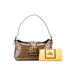 Zucchino Crystal Double Flap Shoulder Bag