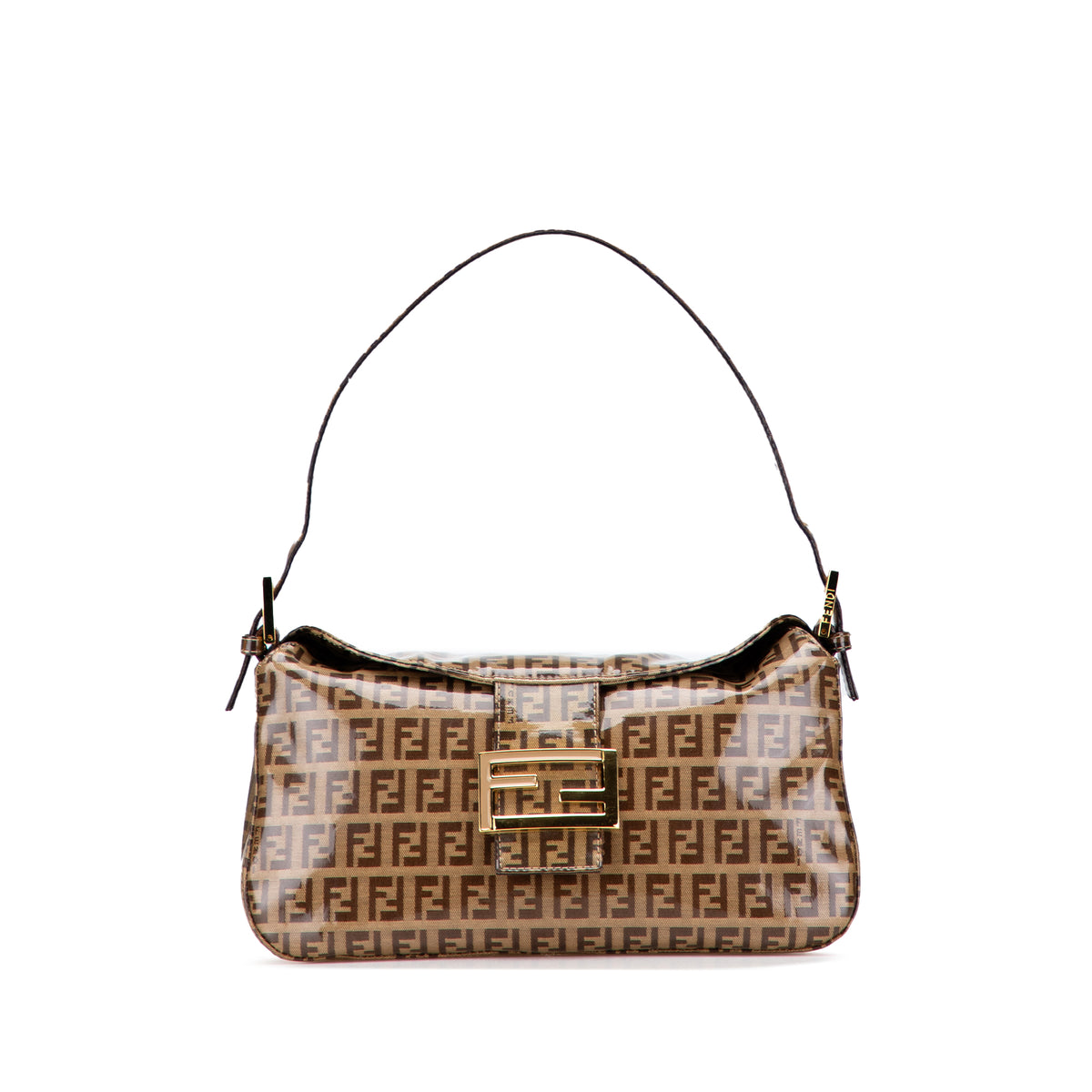 Zucchino Crystal Double Flap Shoulder Bag