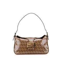 Zucchino Crystal Double Flap Shoulder Bag
