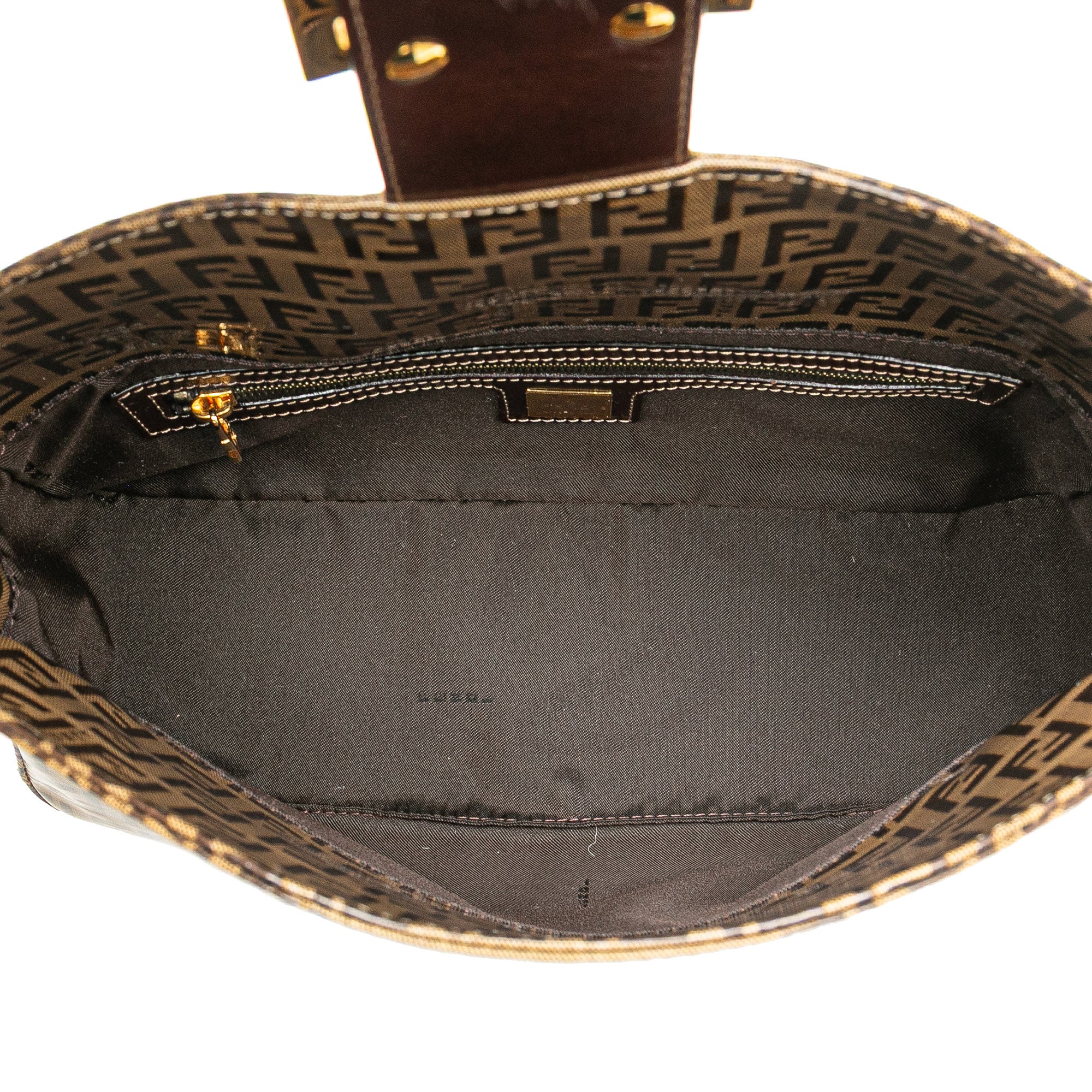 Zucchino Crystal Double Flap Shoulder Bag