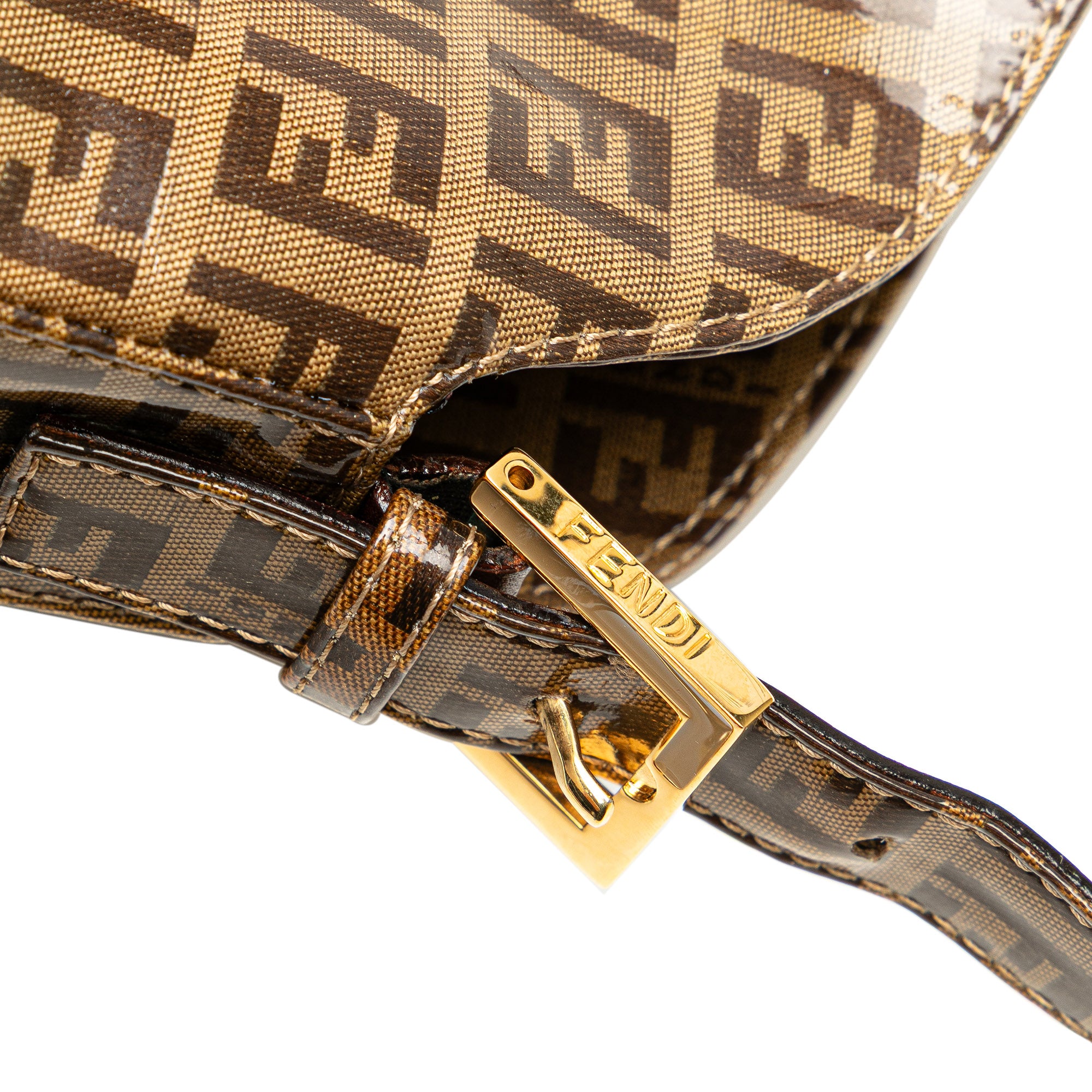 Zucchino Crystal Double Flap Shoulder Bag