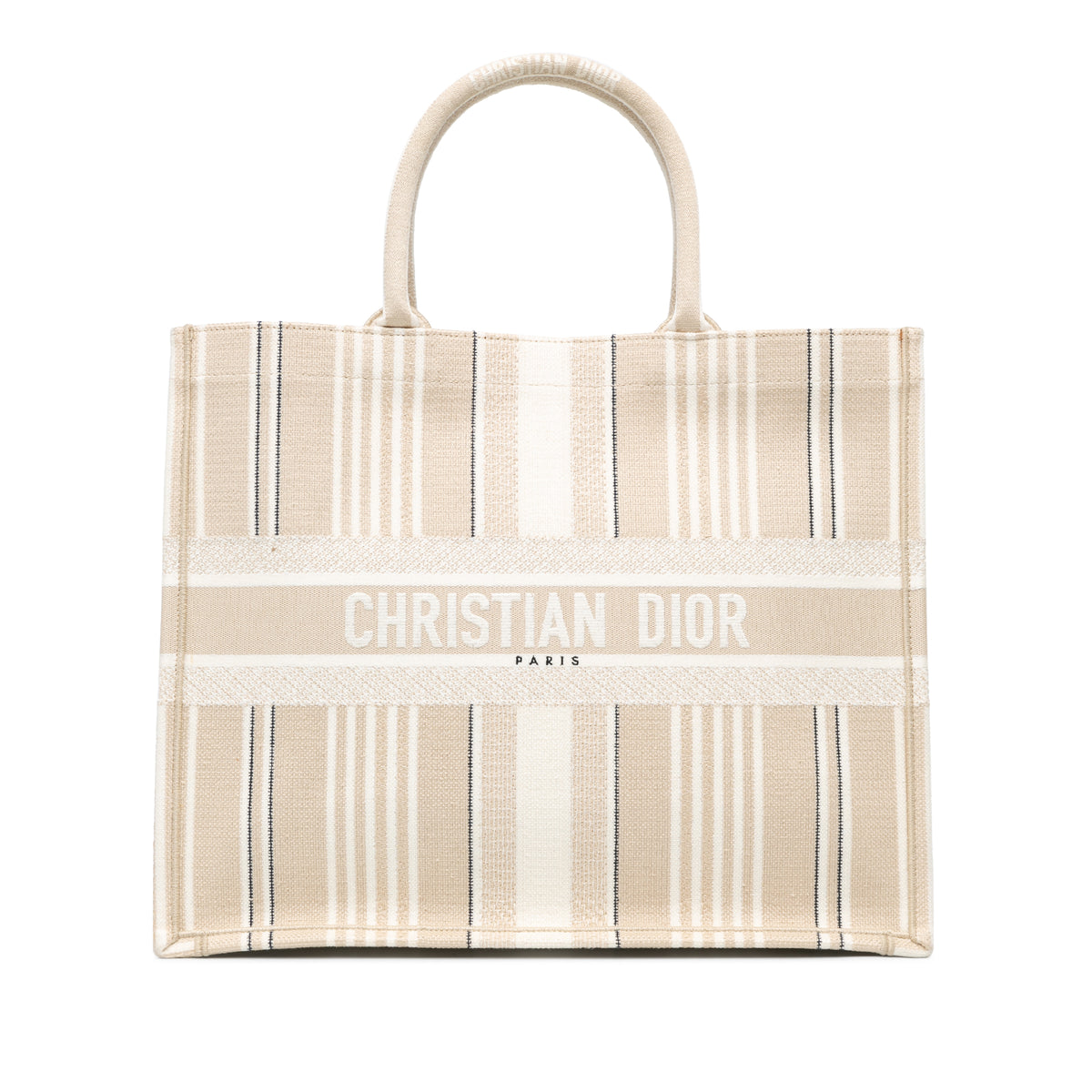 Large Stripes Book Tote