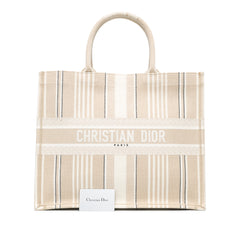 Large Stripes Book Tote