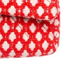 Medium Quilted Tweed Bijoux Chain Double Flap