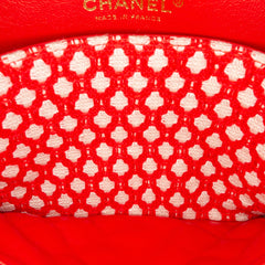 Medium Quilted Tweed Bijoux Chain Double Flap