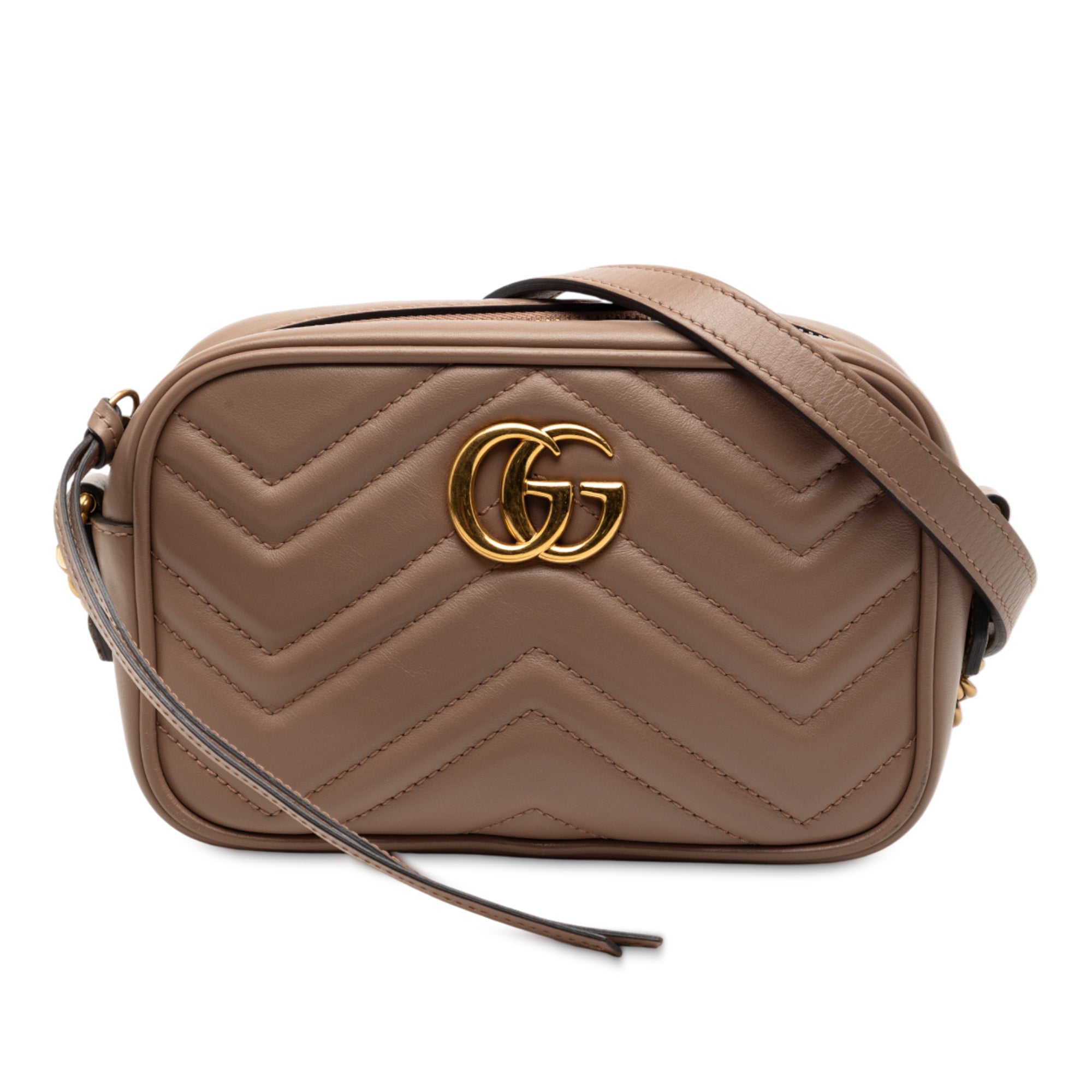 Mini GG Marmont Matelasse Leather Crossbody