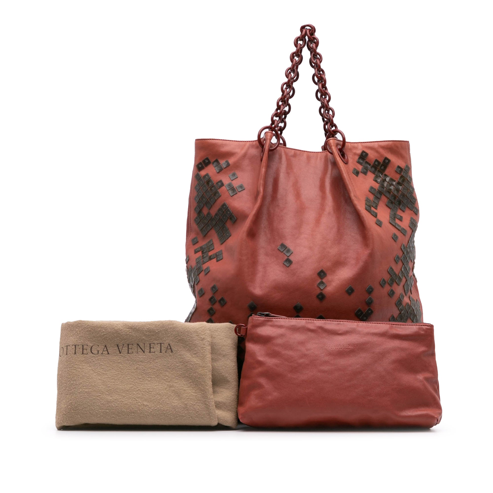 Vitello Mosaico Laque Tote