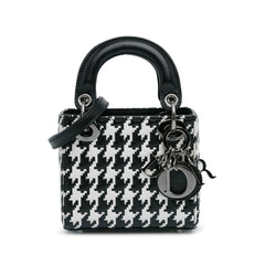 Micro Calfskin Houndstooth Embossed Macro Lady Dior_0