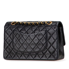 Medium Classic Lambskin Double Flap