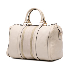 Calfskin Web Joy Boston Bag
