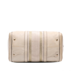Calfskin Web Joy Boston Bag