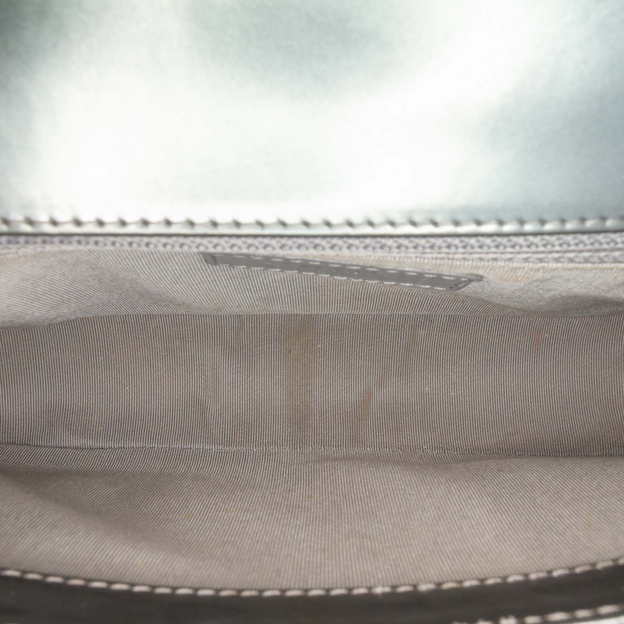 Old Medium Metallic Lambskin Boy Reverso Flap