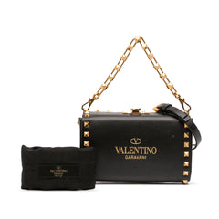 Leather Rockstud Alcove Box Satchel