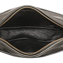 Quilted Lambskin Tassel Pouch