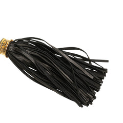 Quilted Lambskin Tassel Pouch
