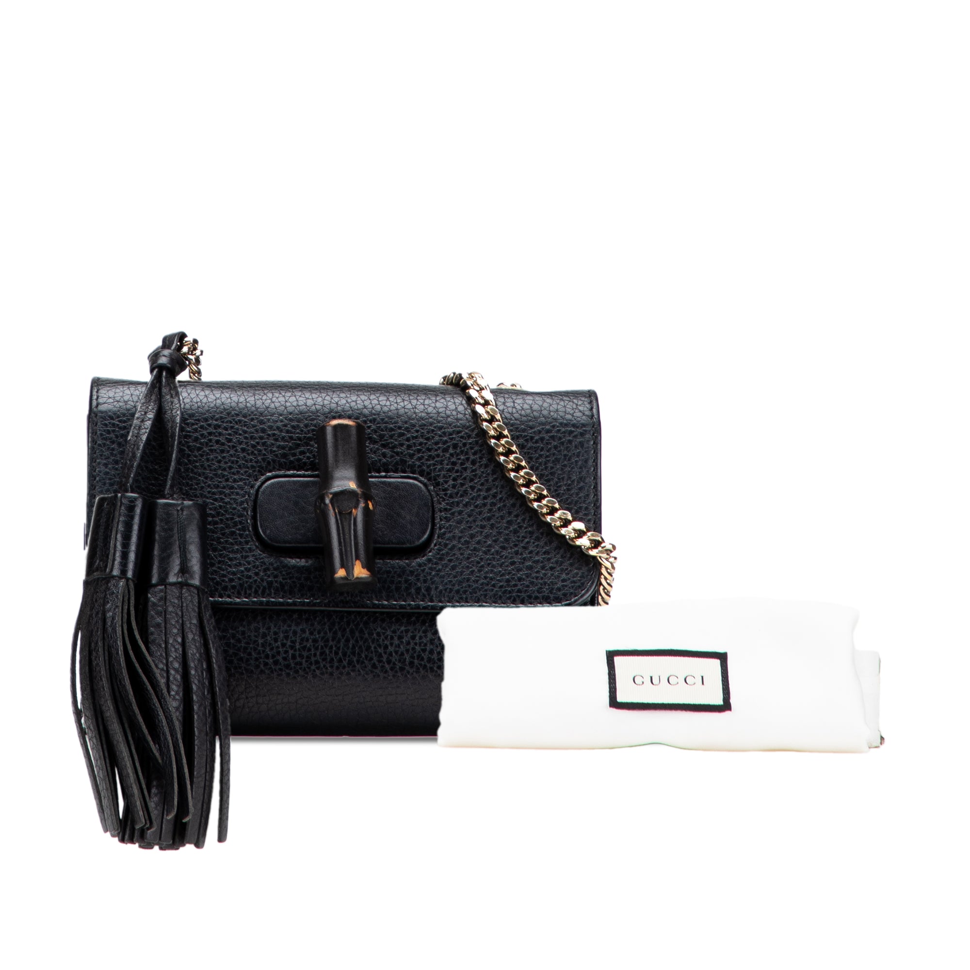 Small Leather Miss Bamboo Crossbody